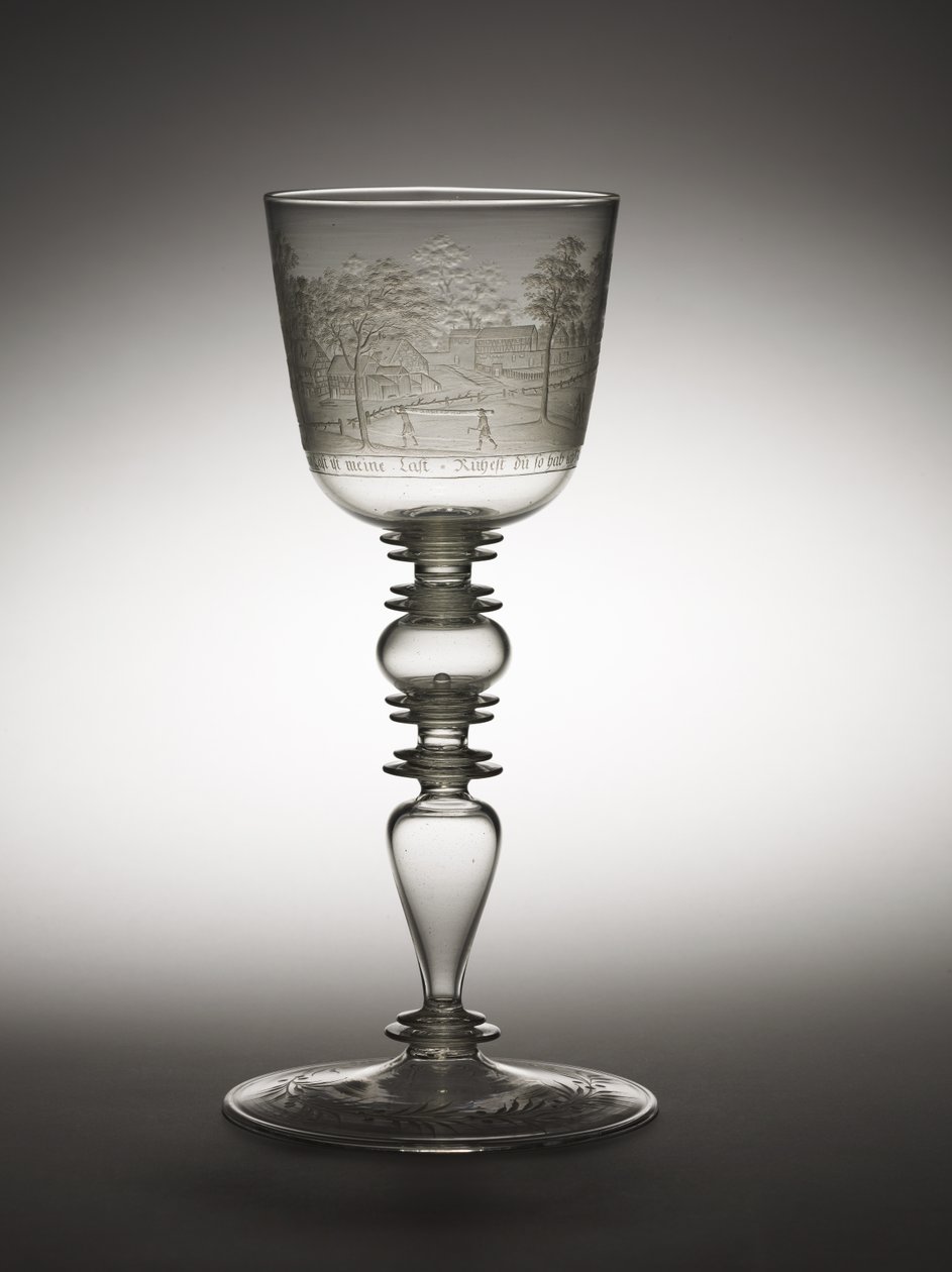 Goblet, c.1680 (glass) av Hermann Schwinger