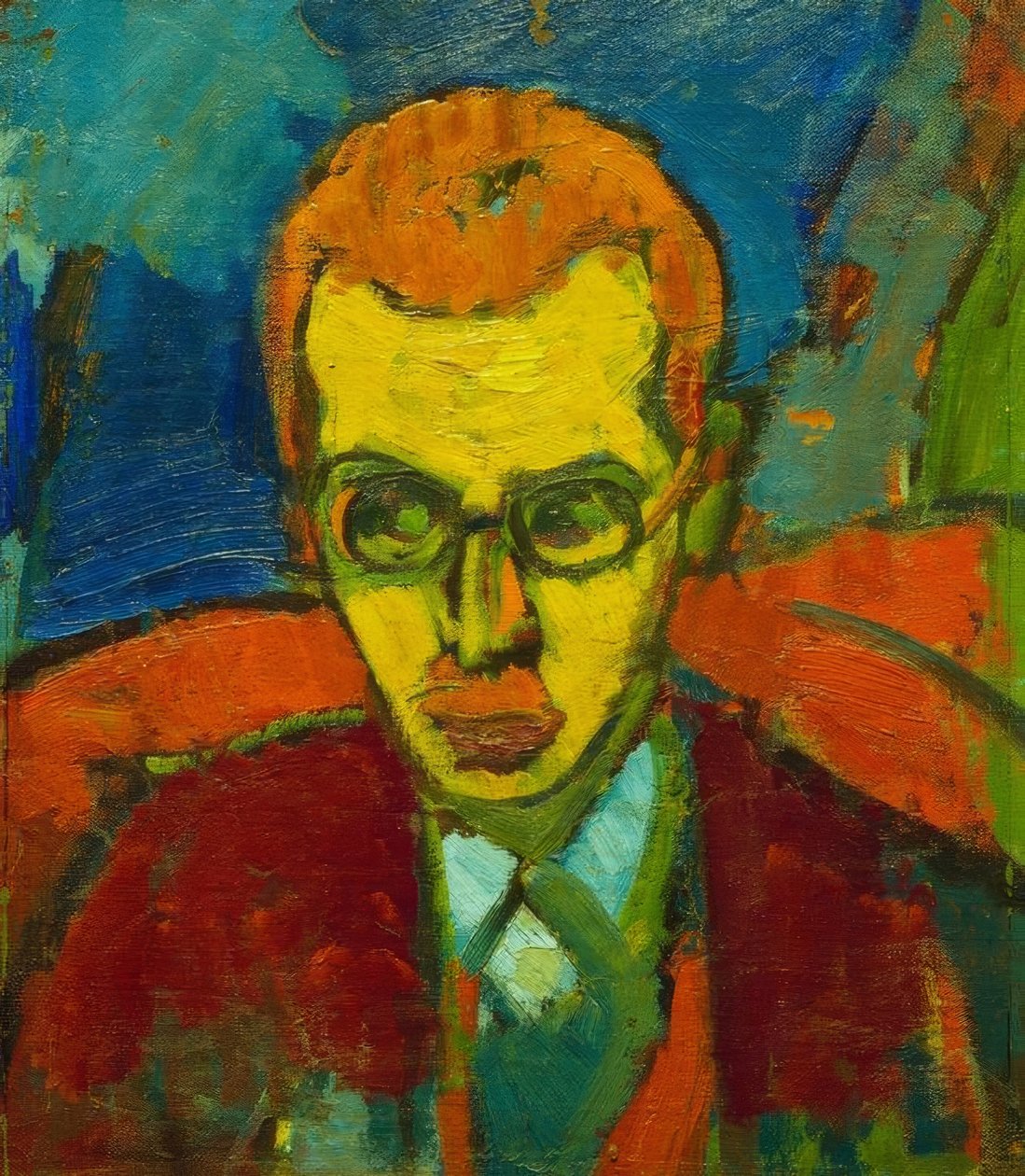 Portrett av Itten av Hermann Stenner