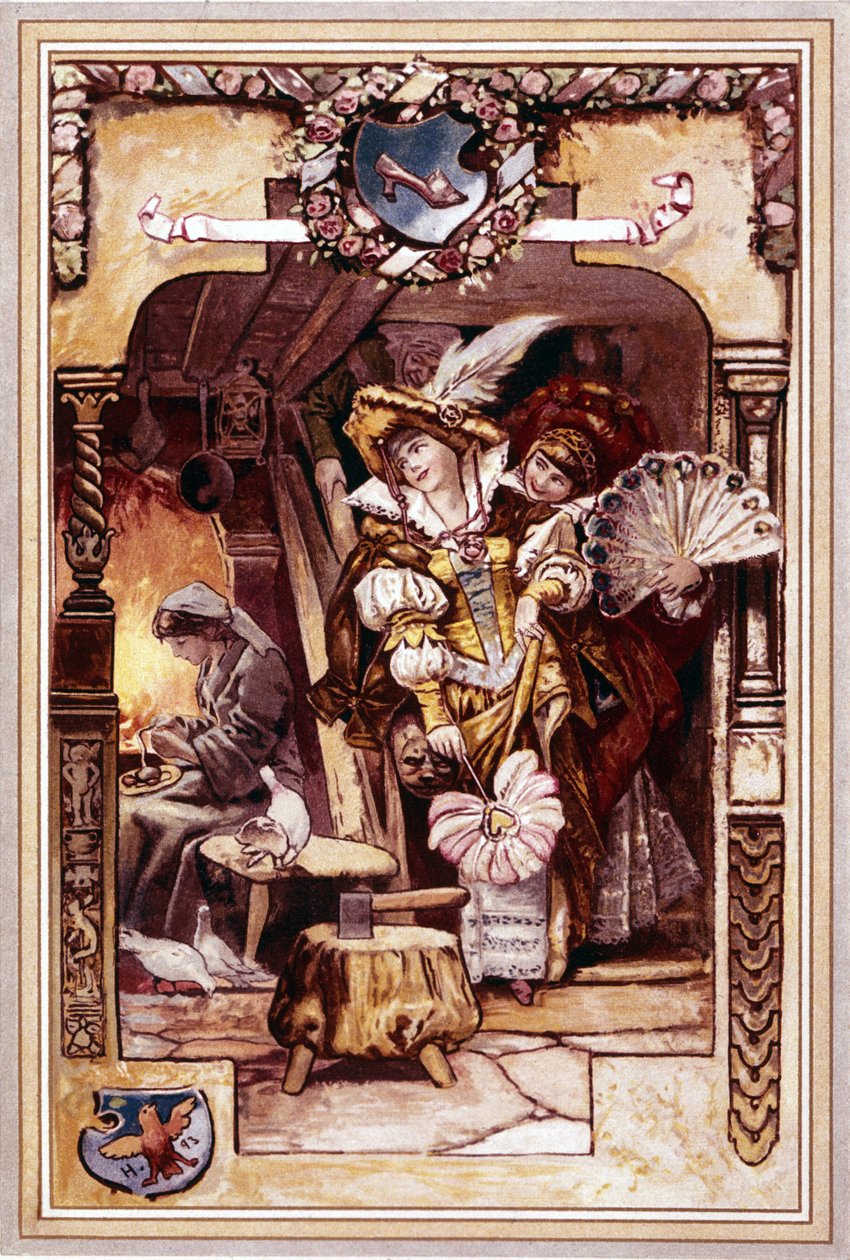 Askepott. Illustrasjon av Hermann Vogel av Hermann Vogel