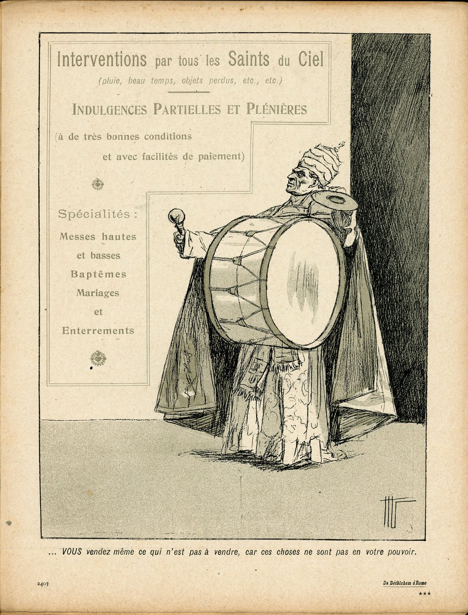 L'Plate au beurre, nummer 143, satirisk i B&W av Hermann Vogel