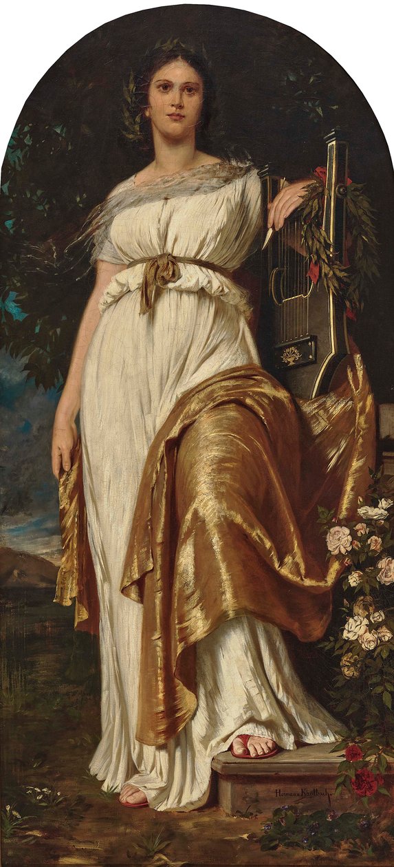 Polyhymni. av Hermann von Kaulbach