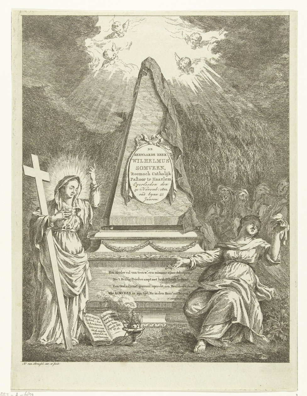 Monument til Wilhelmus Somveen av Hermanus van Brussel