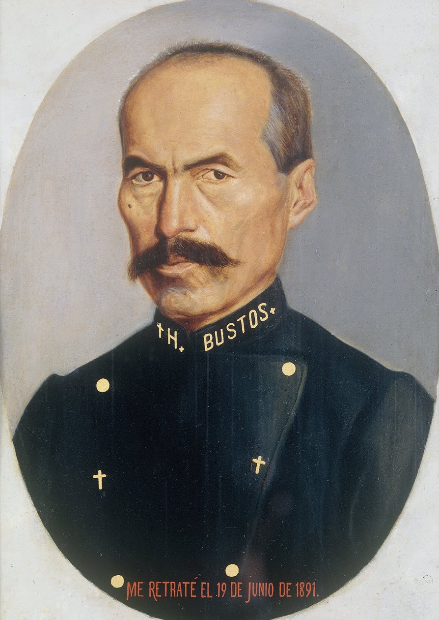 Selvportrett av Hermenegildo Bustos