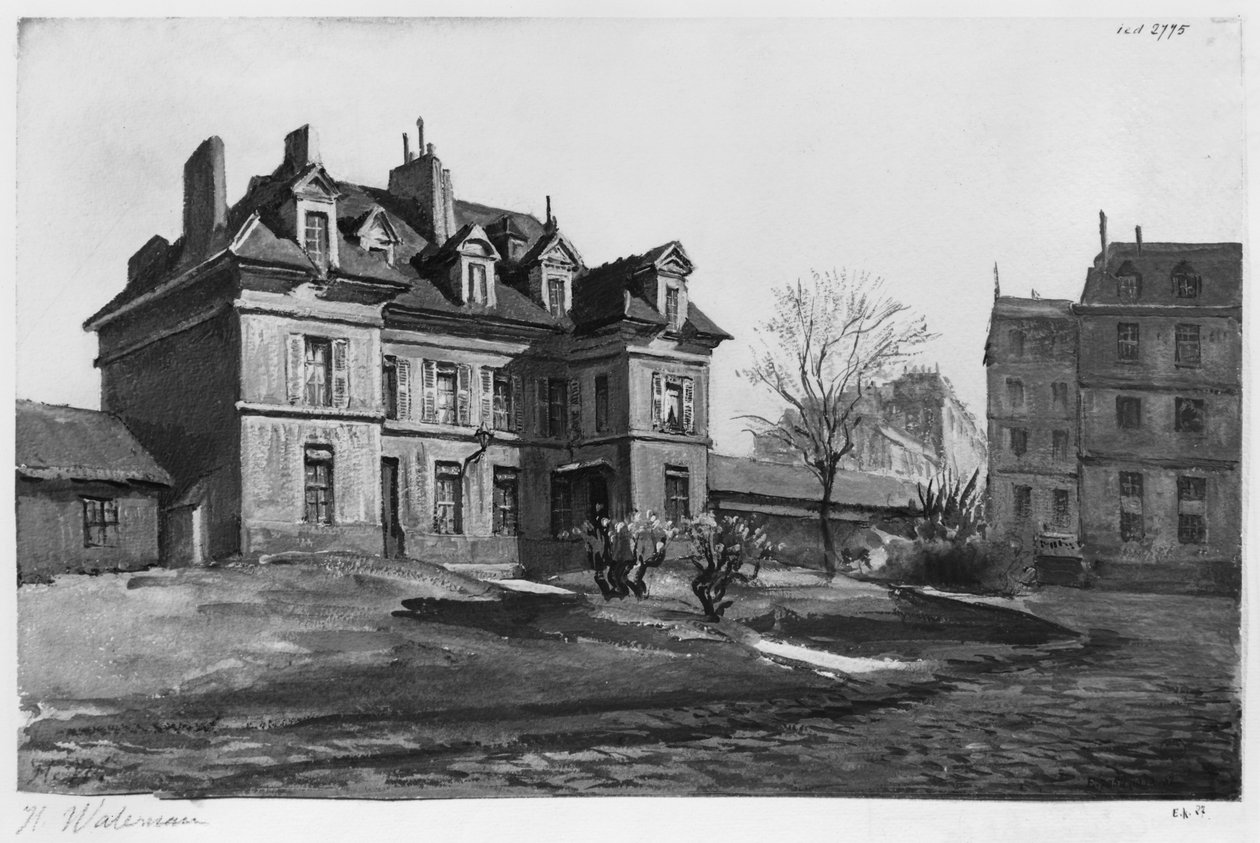 Utsikt over Maternite Port-Royal, 1905 av Herminie Waterneau