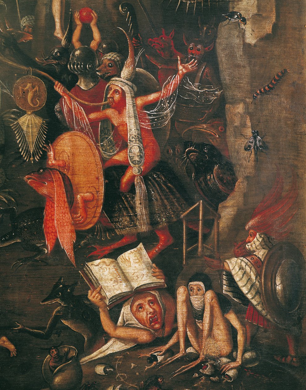 The Inferno (detalj) av Herri met de Bles