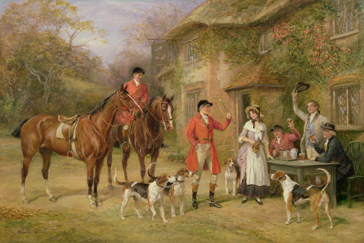 Et møte ved de tre duene av Heywood Hardy