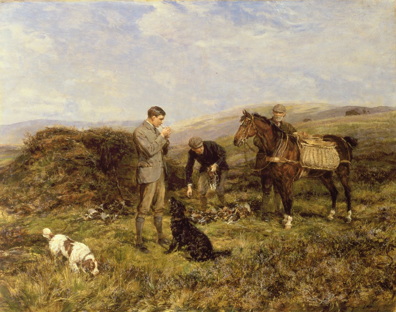 Rypeskyting, 1901 av Heywood Hardy