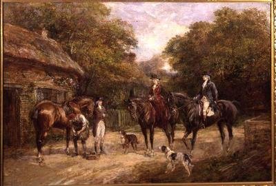 Stopp hos smedene av Heywood Hardy