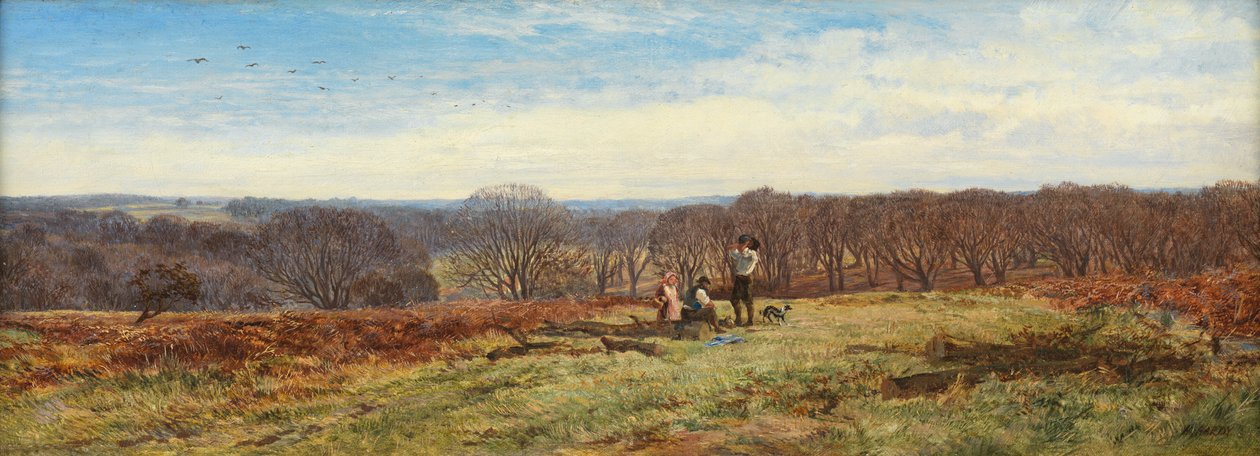 I New Forest, Hampshire av Heywood Hardy