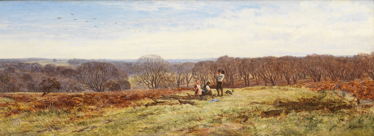 I New Forest, Hampshire av Heywood Hardy