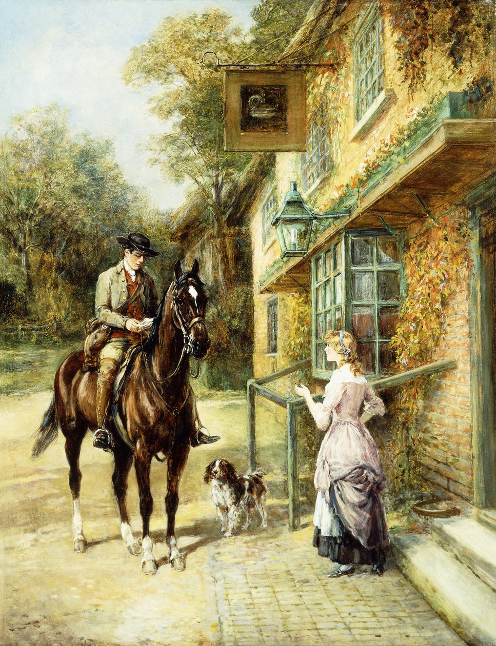 Landsbypostmannen, av Heywood Hardy
