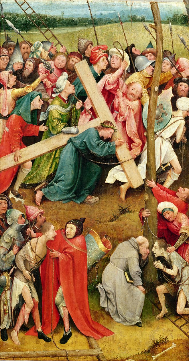 Kristus som bærer korset, 1485-90 av Hieronymus Bosch