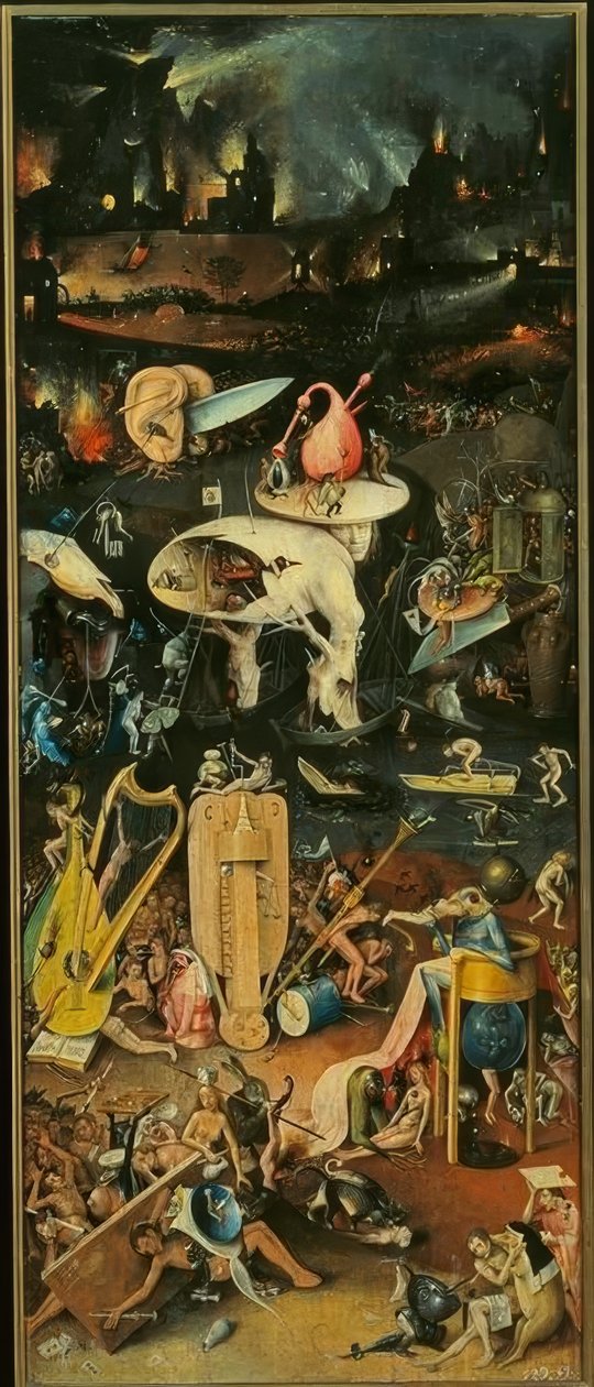 Helvete av Hieronymus Bosch