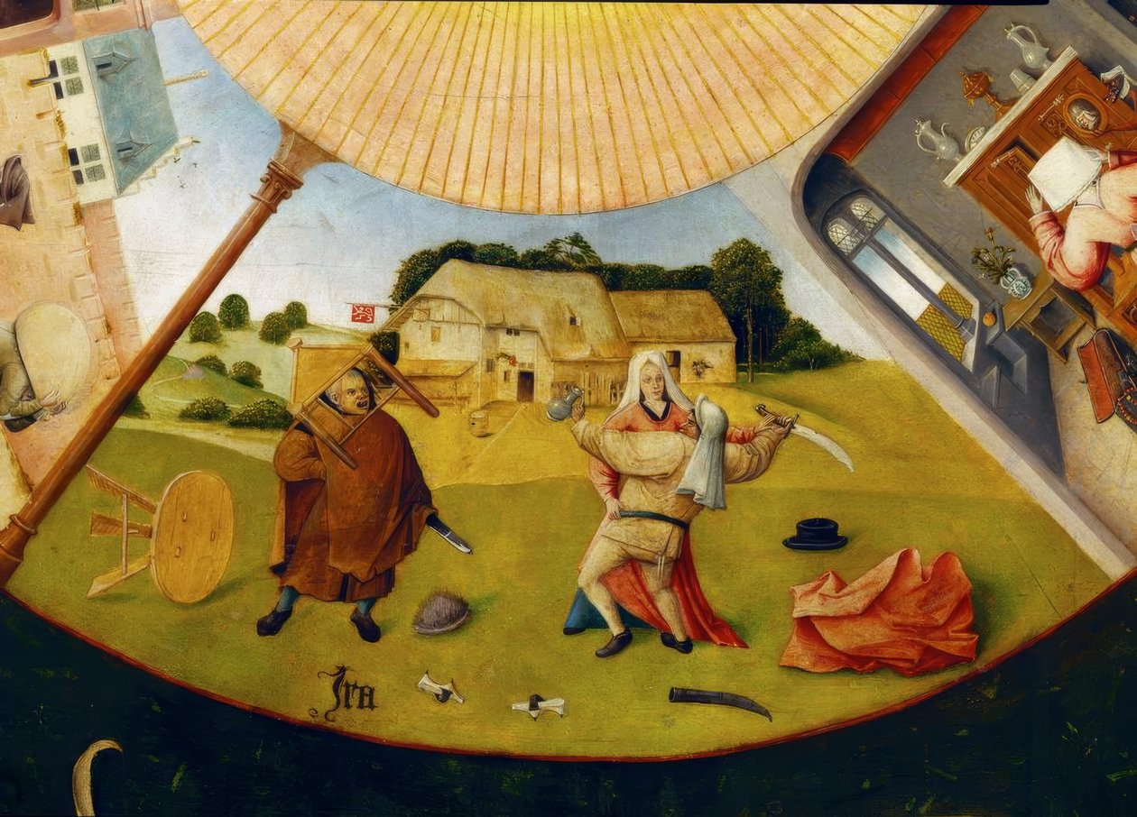 De syv store syndene og de fire siste tingene av Hieronymus Bosch