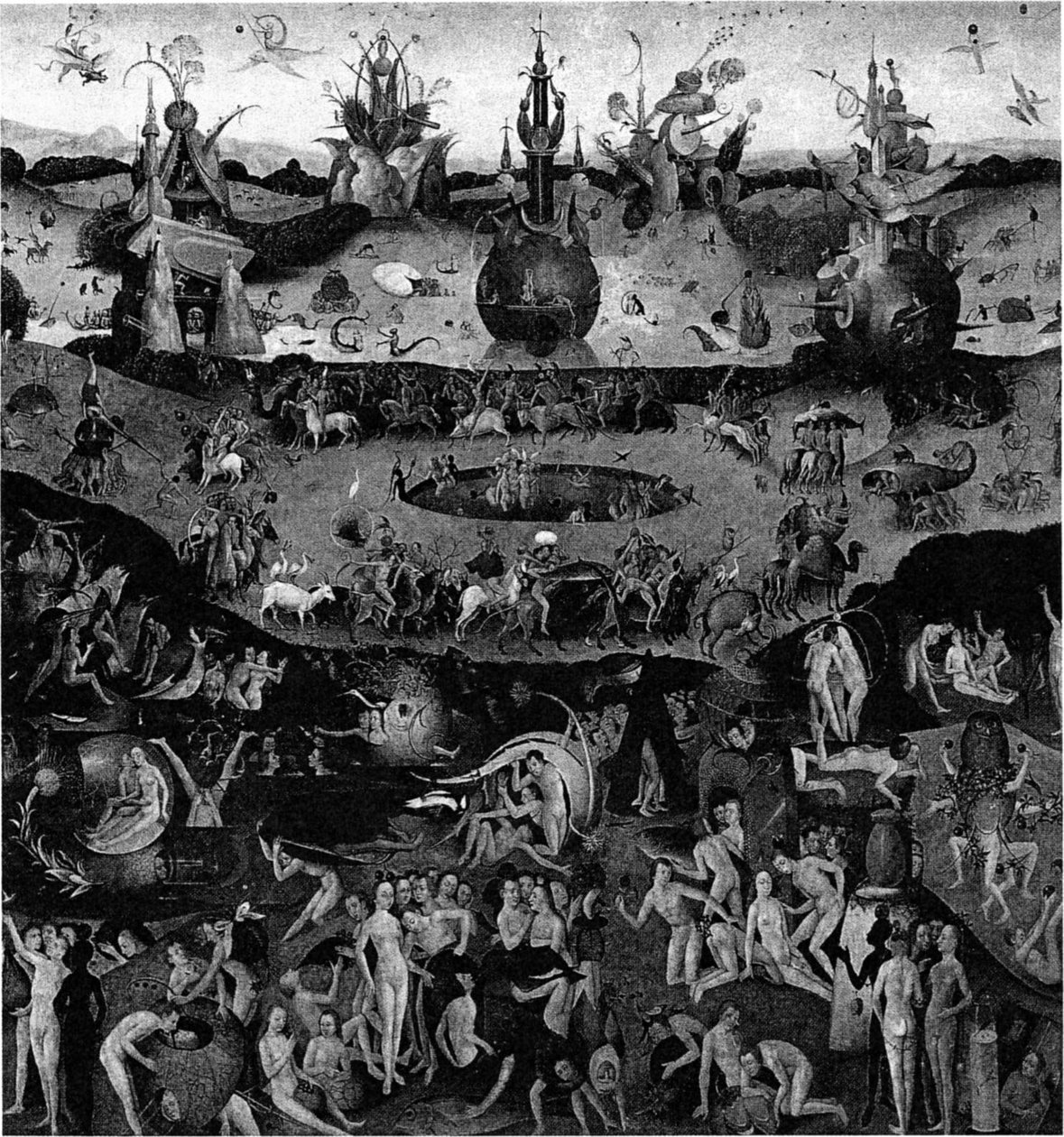 Olje overført fra panel til lerret av Hieronymus Bosch