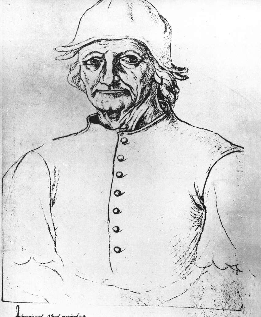Portrett av Hieronymus Bosch av Hieronymus Bosch