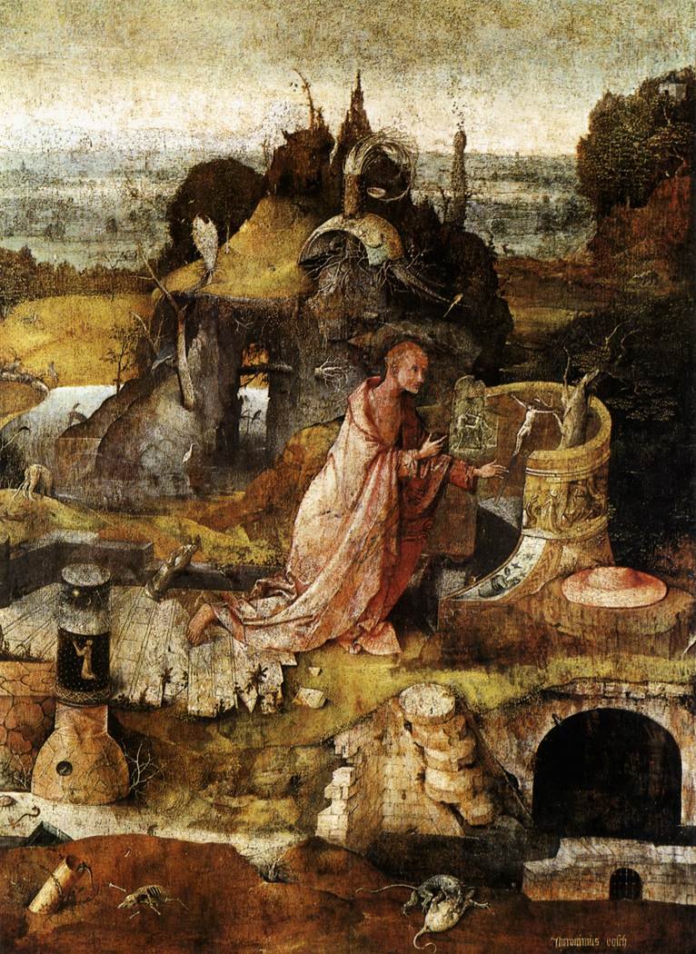 Den hellige Jerome av Hieronymus Bosch