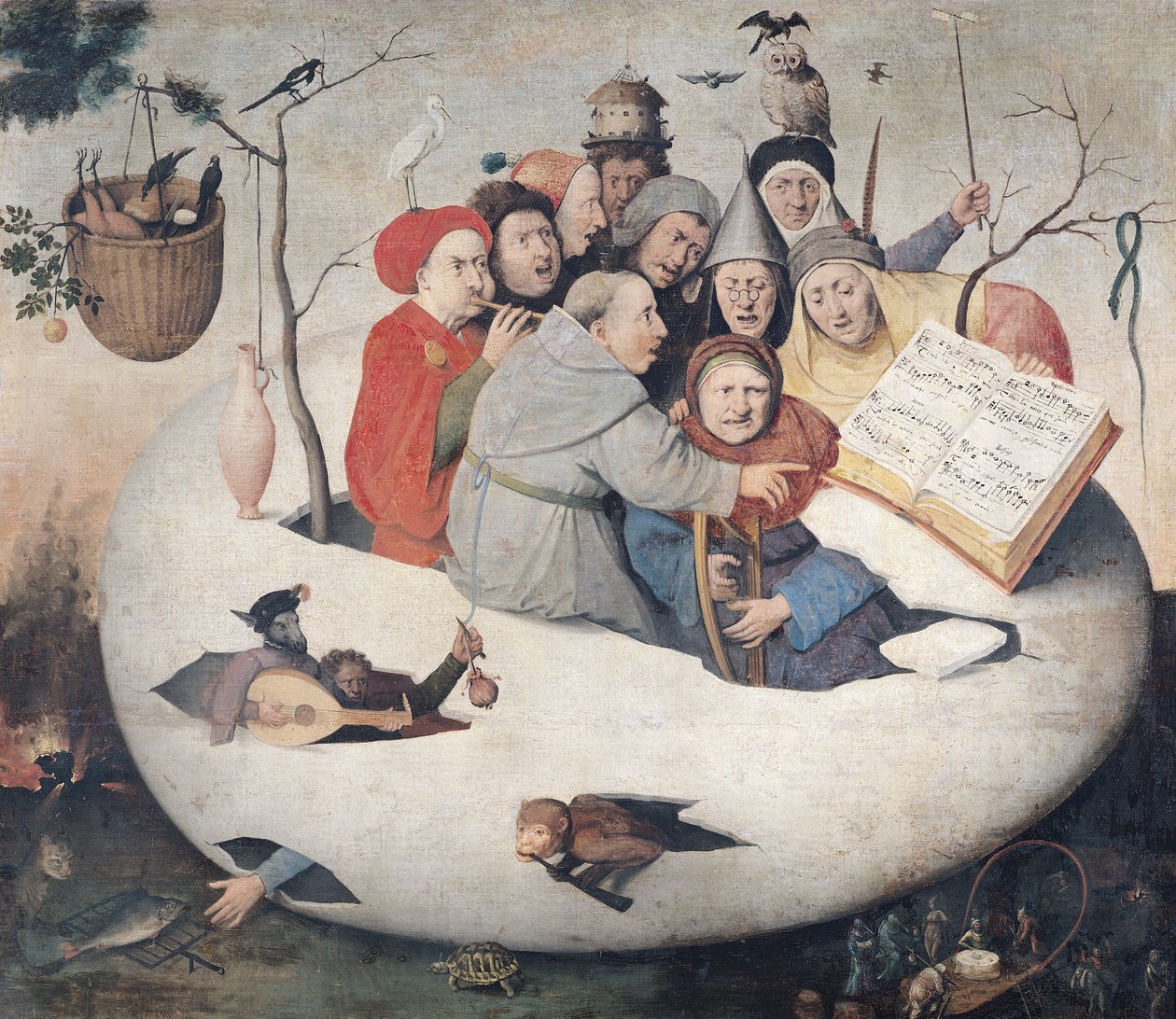Konserten i egget av Hieronymus Bosch