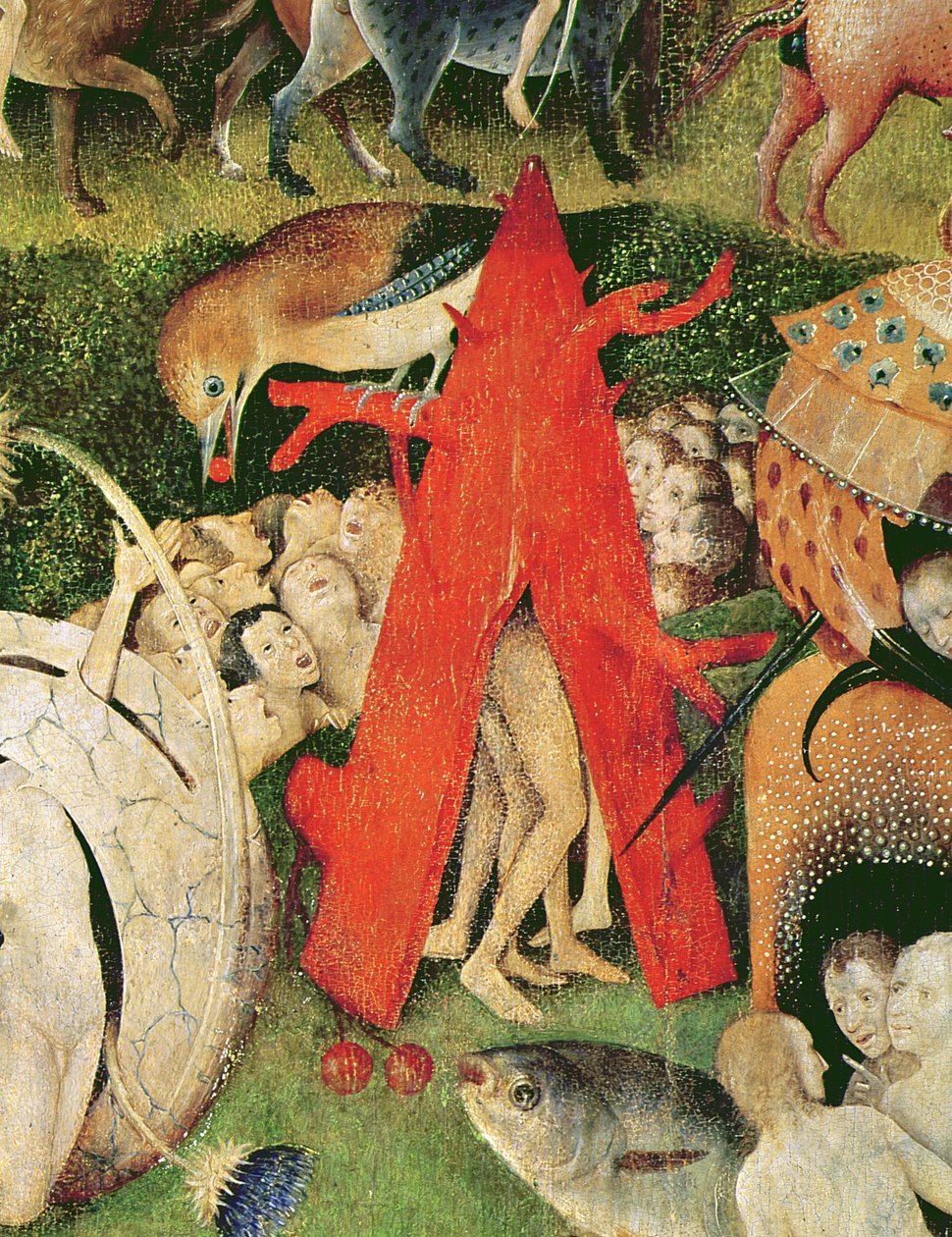 The Garden of Earthly Delights, ca. 1500 (detalj av 3425) av Hieronymus Bosch