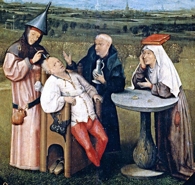 Steinskjæringen av Hieronymus Bosch