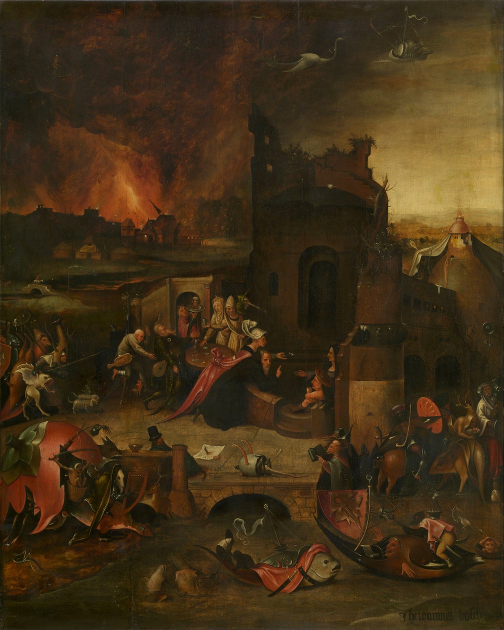 Fristelsen til den hellige Anthony den store i Egypt (Antwerpen) av Hieronymus Bosch