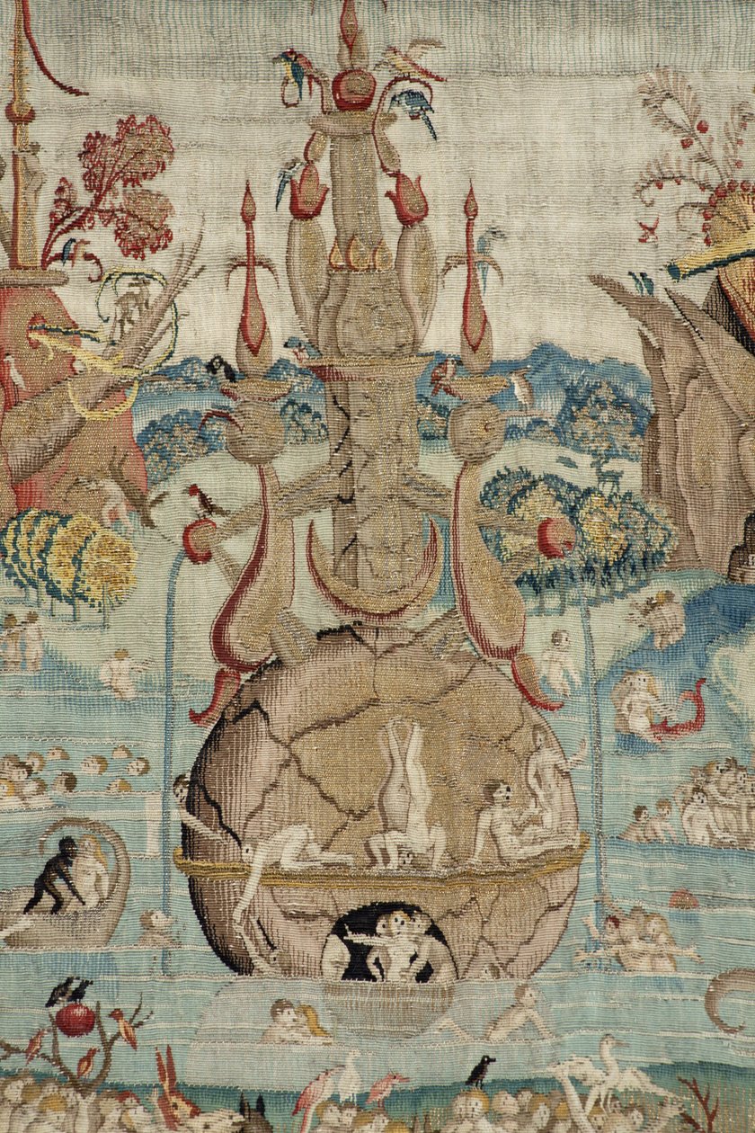 The Garden of Earthly Delights. ca. 1560 (teppe) av Hieronymus (after) Bosch