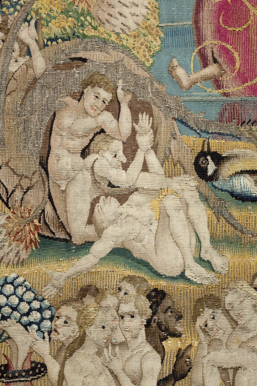 The Garden of Earthly Delights. ca. 1560 (teppe) av Hieronymus (after) Bosch