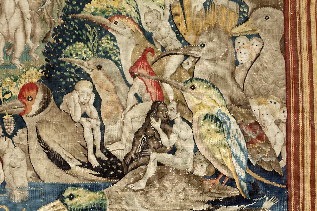 The Garden of Earthly Delights. ca. 1560 (teppe) av Hieronymus (after) Bosch