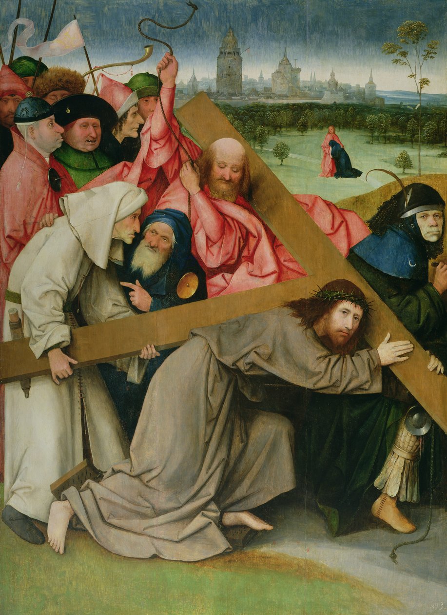 Kristus som bærer korset av Hieronymus Bosch