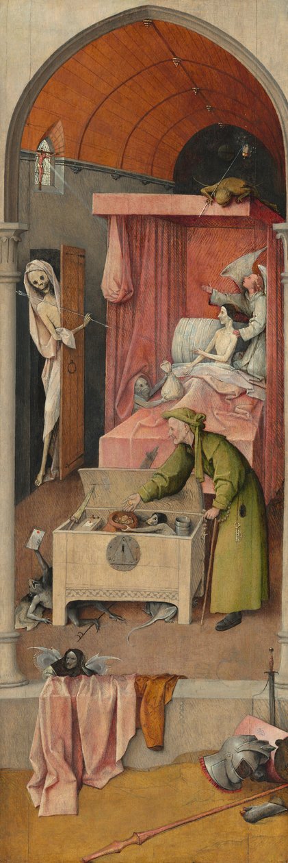 Døden og snålen av Hieronymus Bosch