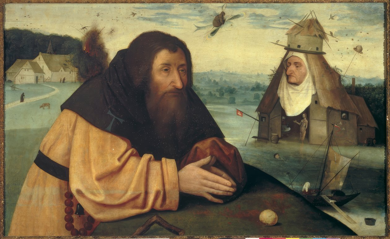 Fristelsen til Saint Anthony av Hieronymus Bosch