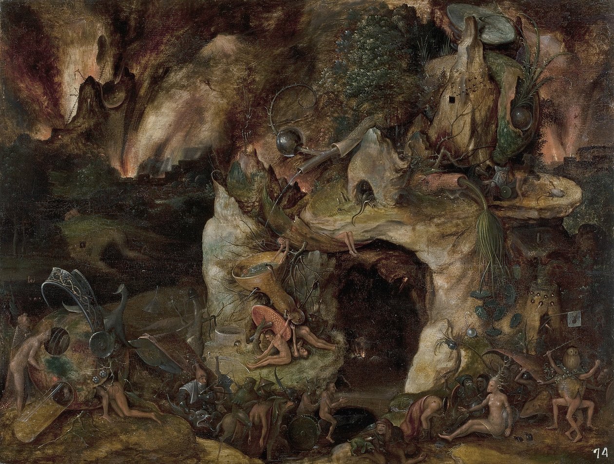 Infernolandskap av Hieronymus Bosch