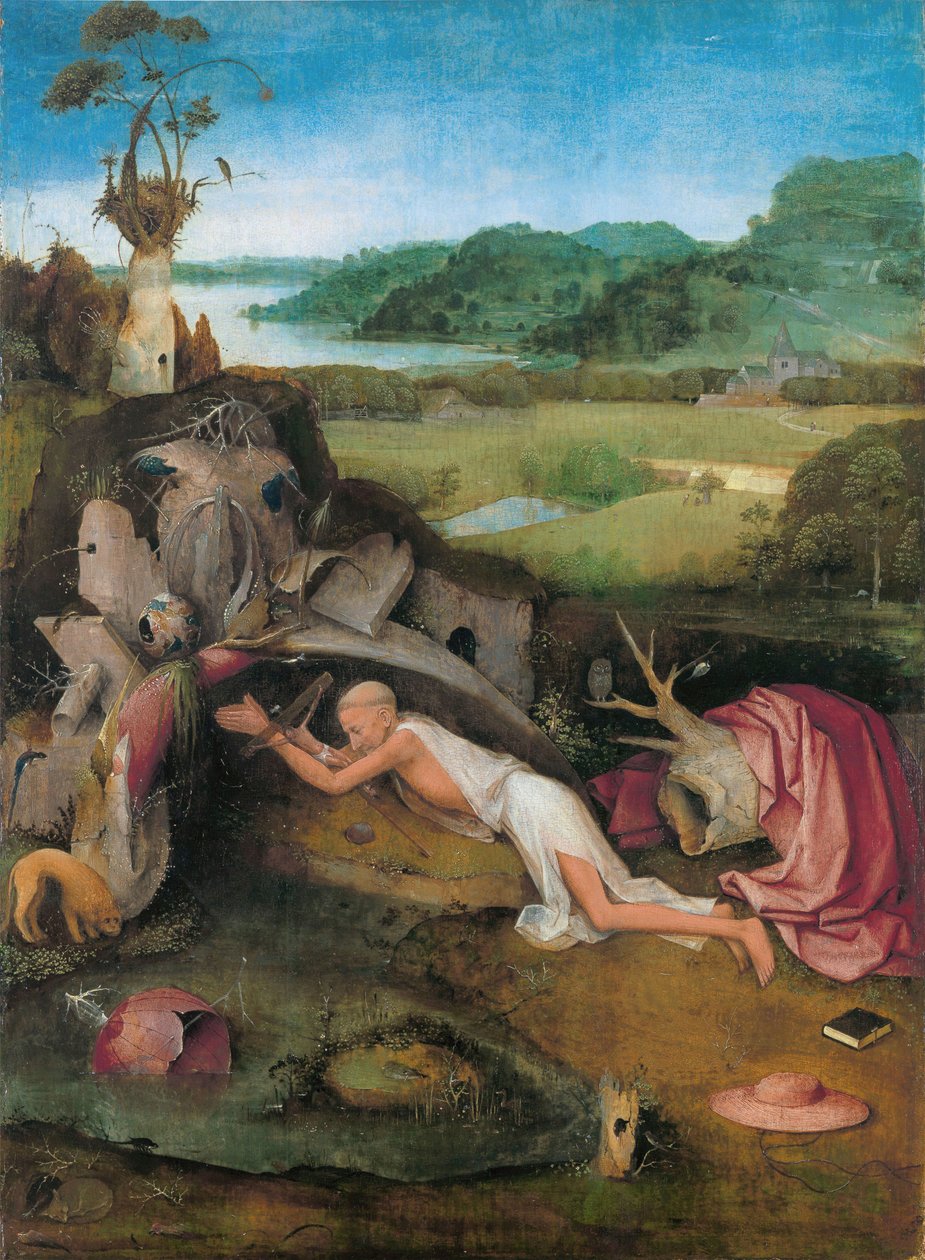 Den hellige Jerome av Hieronymus Bosch