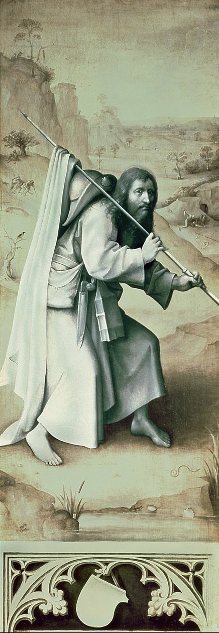 St. James the Greater, eksteriør av venstre fløy til siste doms altertavle av Hieronymus Bosch