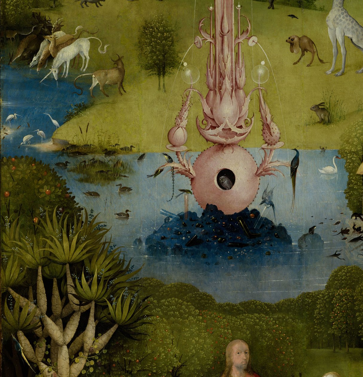 The Garden of Earthly Delights, 1490-1500 av Hieronymus Bosch