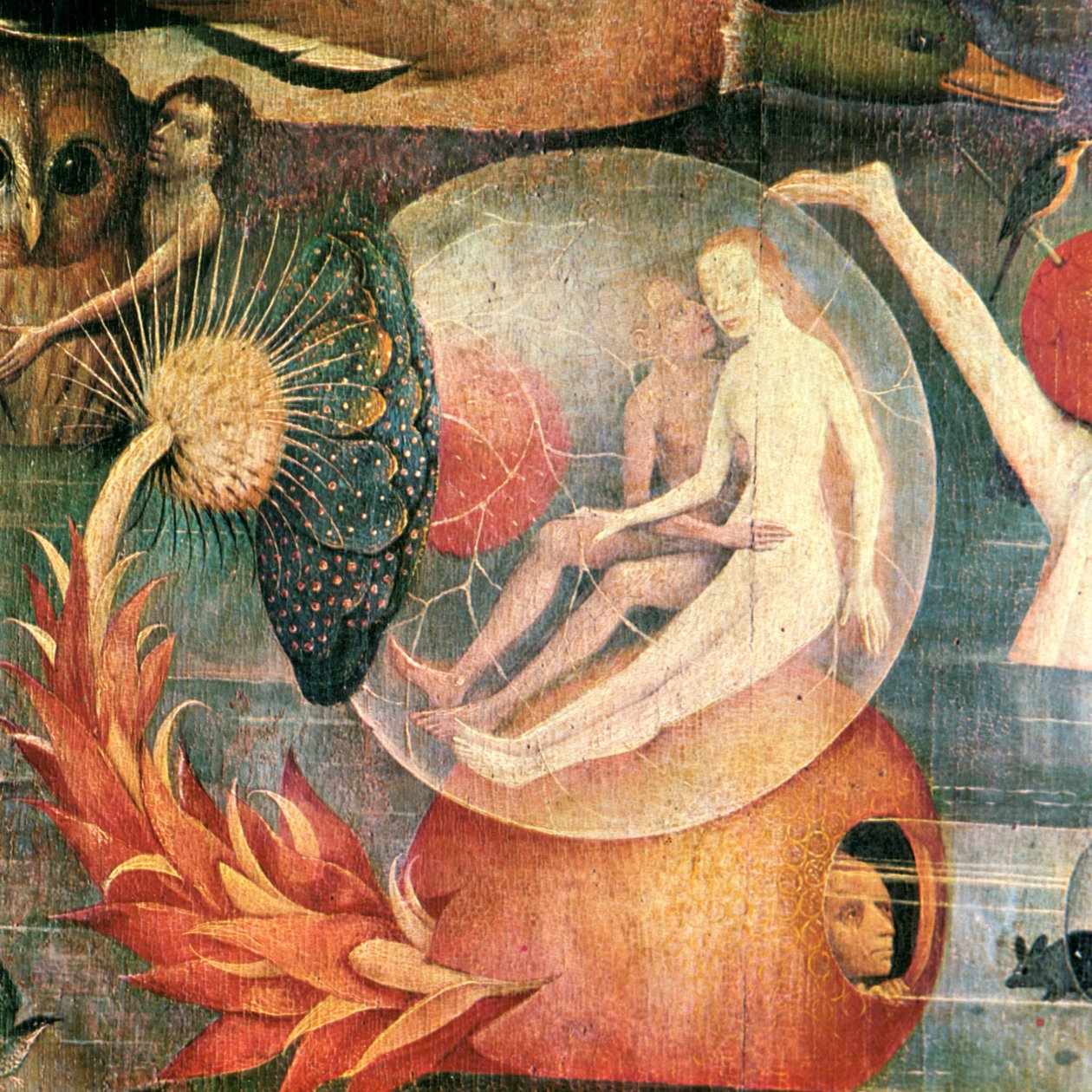 The Garden of Earthly Delights Detalj av midtpanelet, ca. 1500 av Hieronymus Bosch