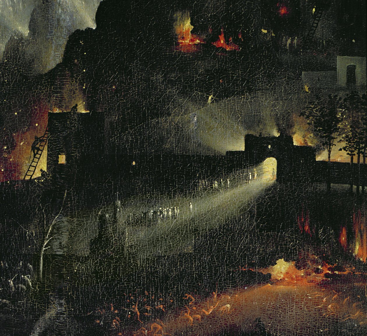 The Garden of Earthly Delights, ca. 1500 (detalj av 3425) av Hieronymus Bosch