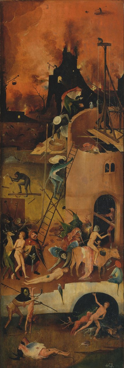 Haywain Triptych Høyre panel, ca. 1516 av Hieronymus Bosch