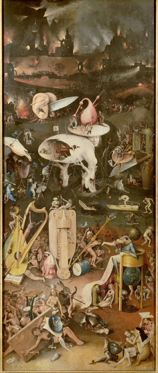The Hell (høyre panel av The Garden of Earthly Delights) av Hieronymus Bosch