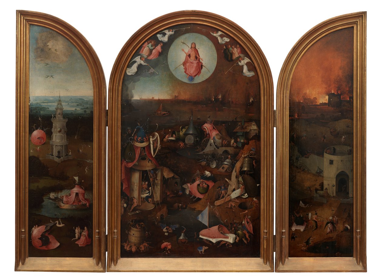 The Last Judgment (olje på panel) av Hieronymus Bosch