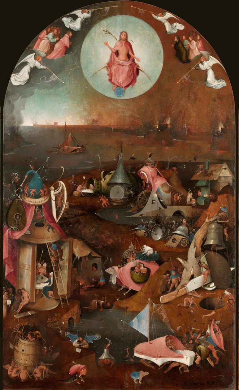 The Last Judgment Triptych, sentralpanel, ca 1490-1510. av Hieronymus Bosch