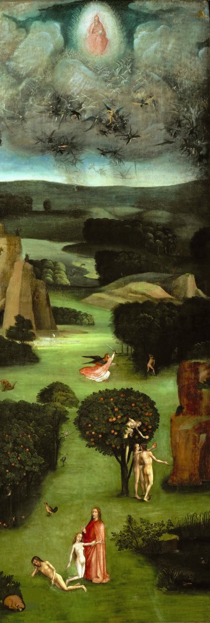 The Last Judgment Triptych, venstre panel, ca 1485. av Hieronymus Bosch