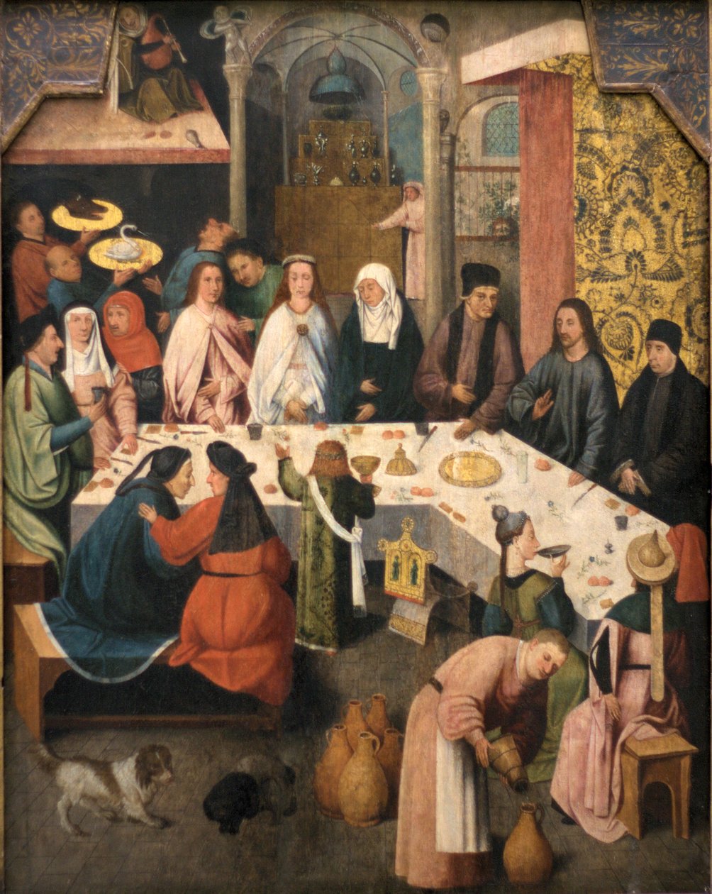 Bryllupsfesten i Kana, ca 1550-1565 av Hieronymus Bosch