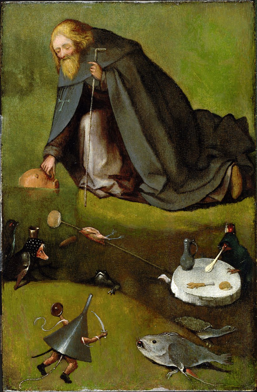 Fristelsen til Saint Anthony av Hieronymus Bosch