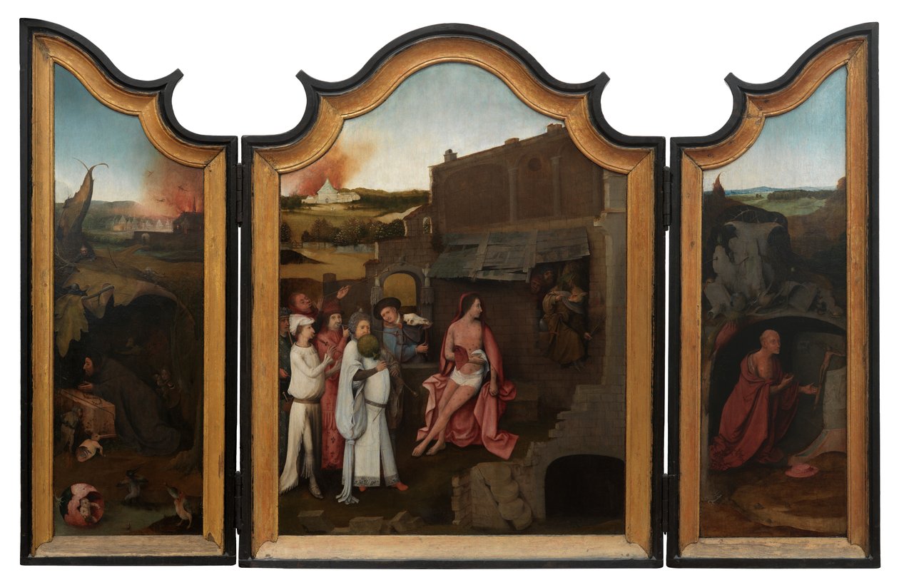 Triptych of Job, ca. 1500-24 (olje på panel) av Hieronymus Bosch