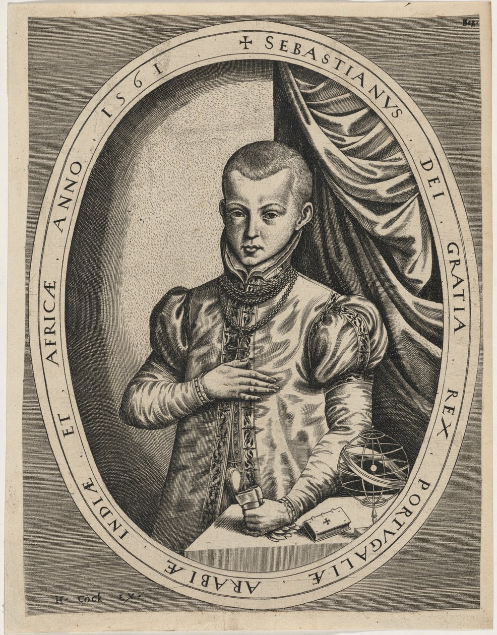 Sebastian, konge av Portugal av Hieronymus Cock