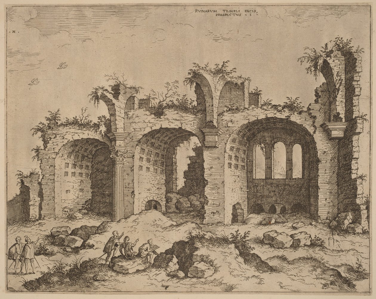 Konstantins basilika av Hieronymus Cock