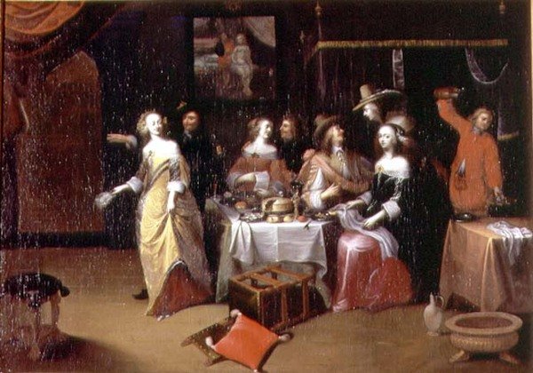 Den galante gjenforeningen av Hieronymus Janssens