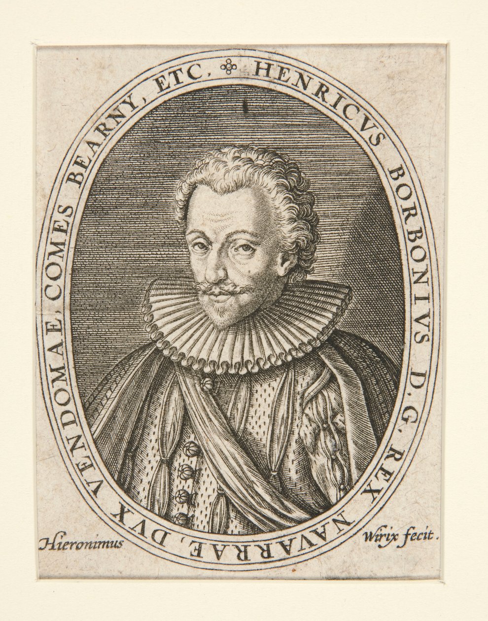 Kong Henrik IV av Hieronymus Wierix