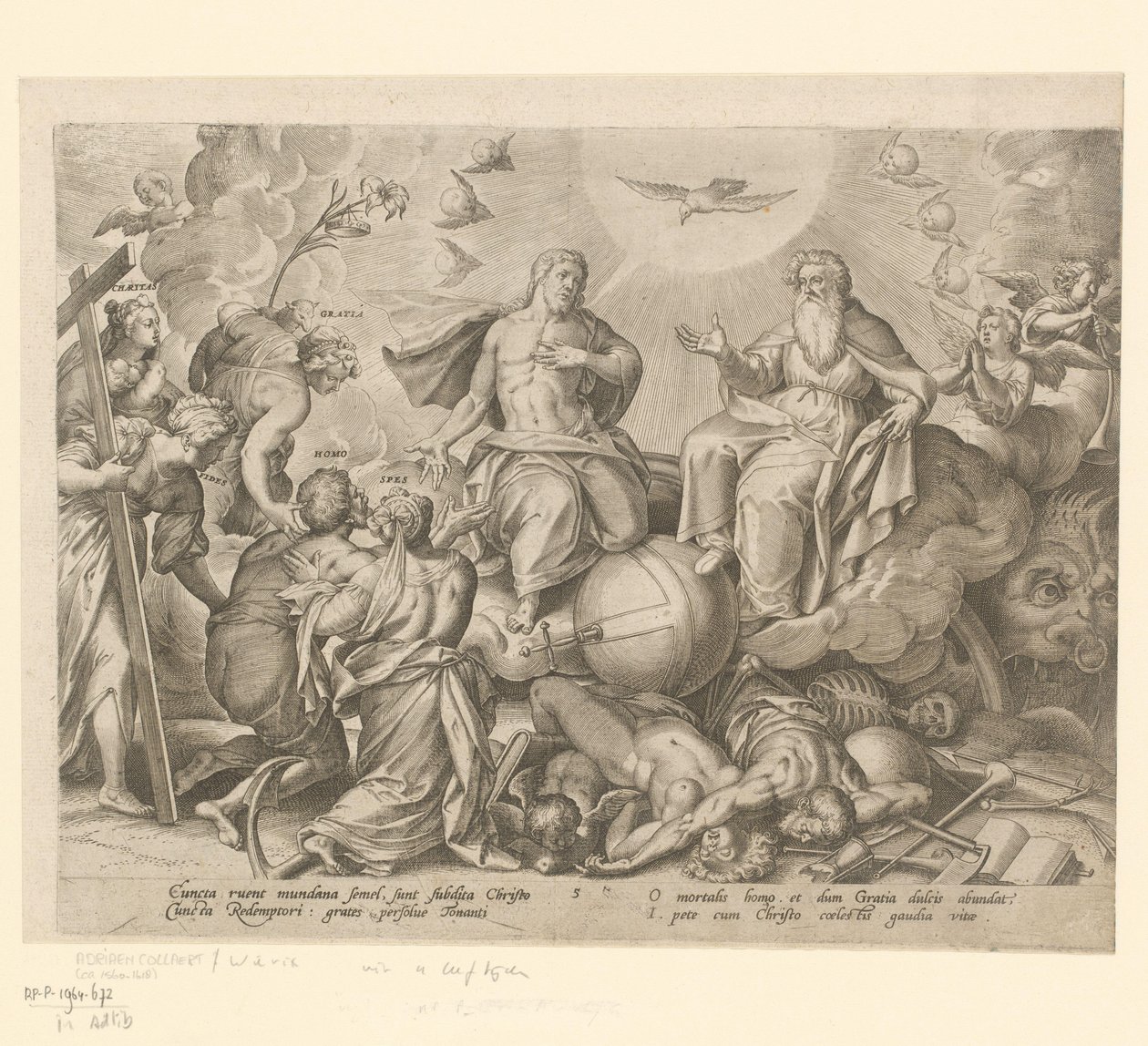 Siste dom The Four Ages of Man and Death (serietittel) av Hieronymus Wierix
